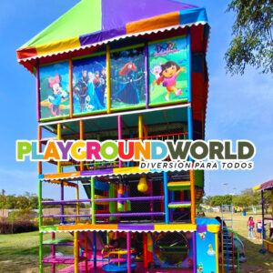 RESBALON, TRAMPOLIN Y LABERINTO(3 EN 1) 4.50M X 15M